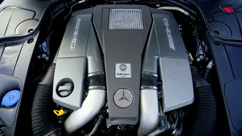 clean car engine bay